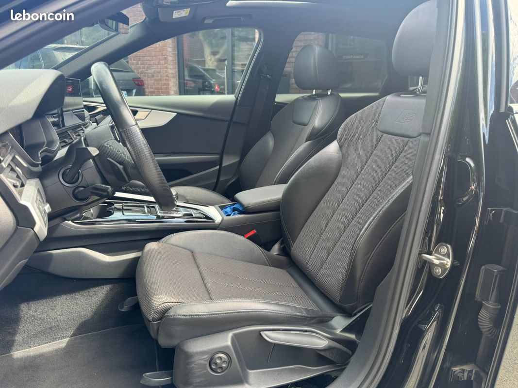 AUDI A4 AVANT 40 TDI 204 ch S tronic 7 S line / Apple CarPlay / Toit ouvrant panoramique (image 10)