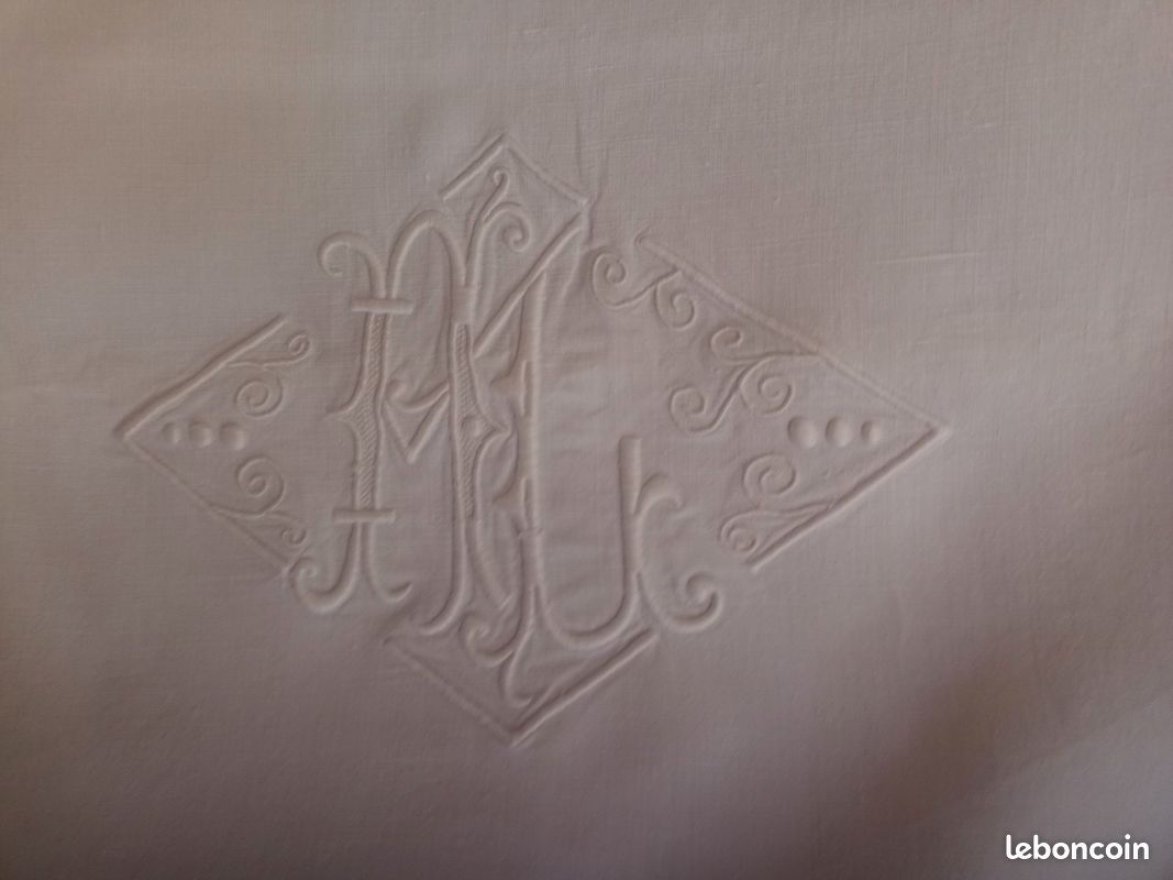 Drap ancien en fil (image 5)