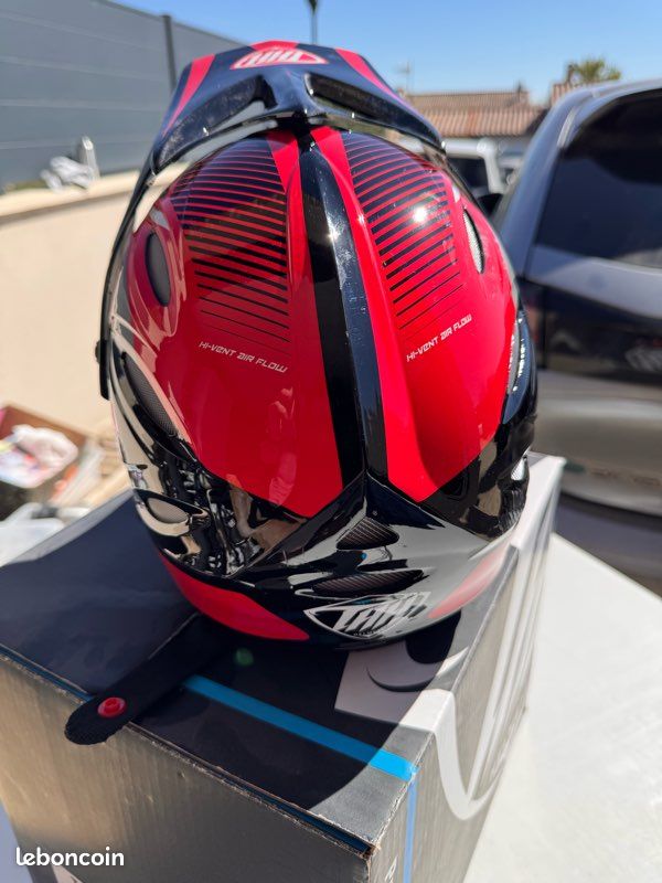 Casque De Direction BMX GT Epoch Rouge Anodisé - 1 Pouce Fileté - Old School - FSA Style