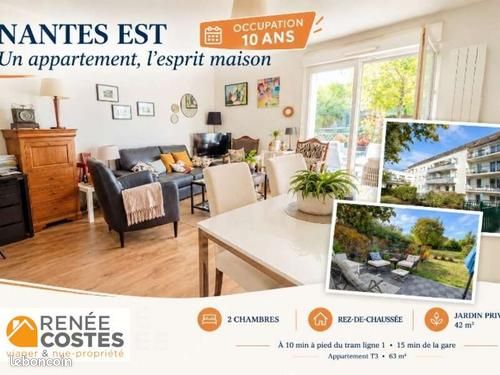Appartement 3 pièces 63 m² · à Nantes · 63 m² · 57 613 €