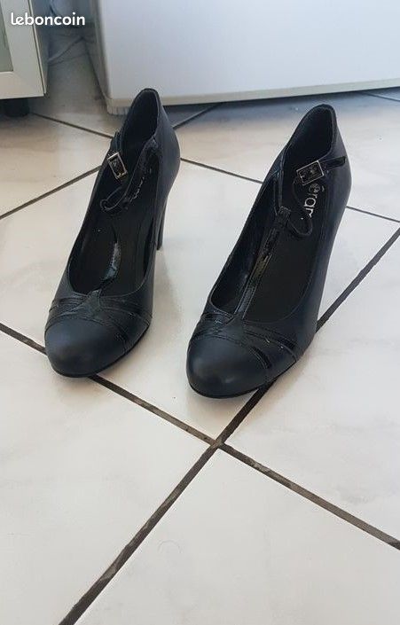 NEUF Escarpins salomé bleus T37 Eram (image 2)