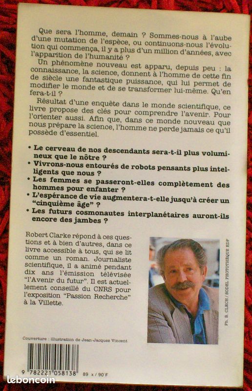 Livre SF "L'Homme mutant" de Robert Clarke en bon état (image 2)