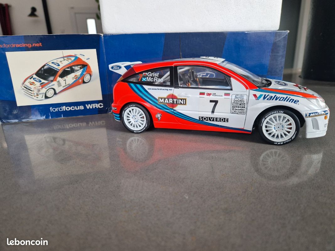 Miniature Ford Focus WRC 1999 1/18 - Action - Occasion