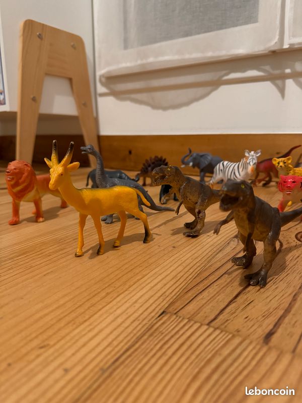 24 figurines jouets enfants - animaux dinosaures (image 2)