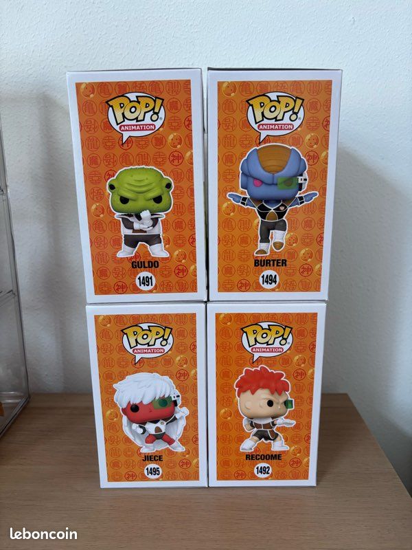 Funko Pop Dragón Ball Z Fuerzas Especiales Ginyu Set De 5