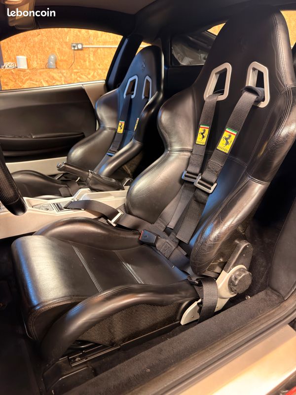 Ferrari 360 modena f1 - siéges f1 carbon avec harnais - aileron novitec rosso - (image 3)