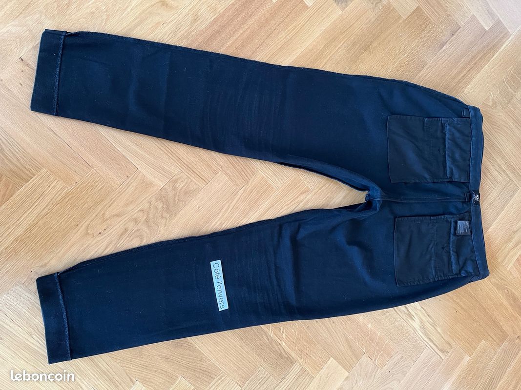 Homme, Pantalon ''H&M'' Slim Fit, Taille 52EUR, 100% Coton épais, Noir (image 10)