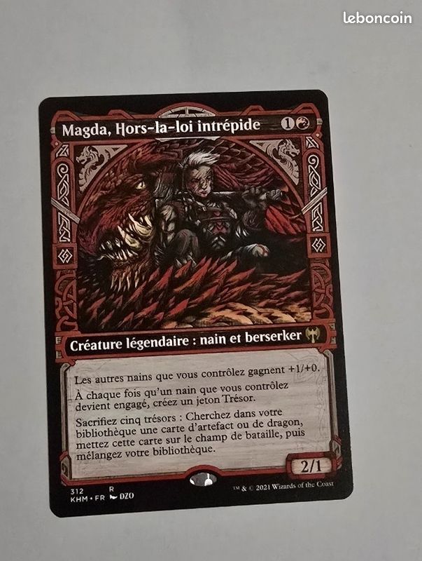 Deck Magic Commander Magda, hors la loi intrpide - Collection
