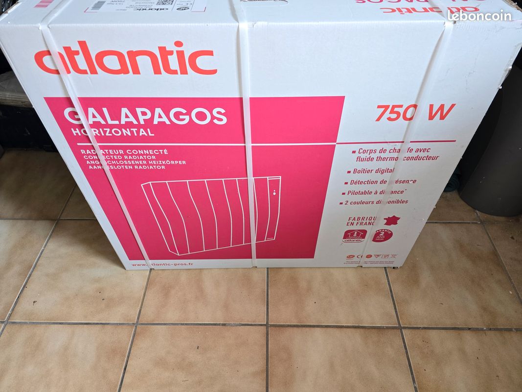 Radiateur atlantic Galapagos 750W Neuf (image 2)