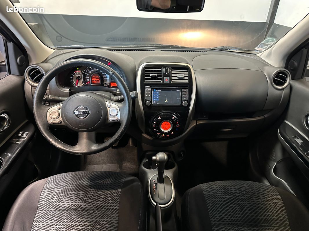 NISSAN MICRA DIG-S 98 CVT - BOITE AUTOMATIQUE - ecran tactile - clim - radar de recul - usb - bluetooth (image 8)