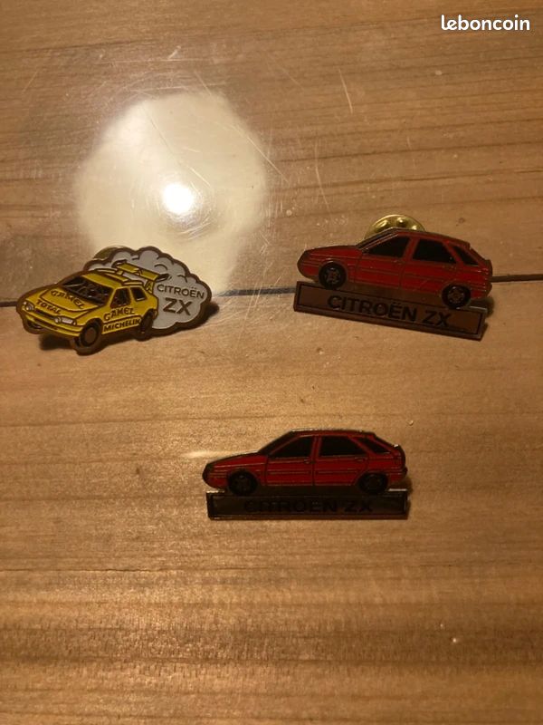 Pin's ZX Rallye Raid – Citroën Sport Total Camel Michelin – Arthus Bertrand Paris