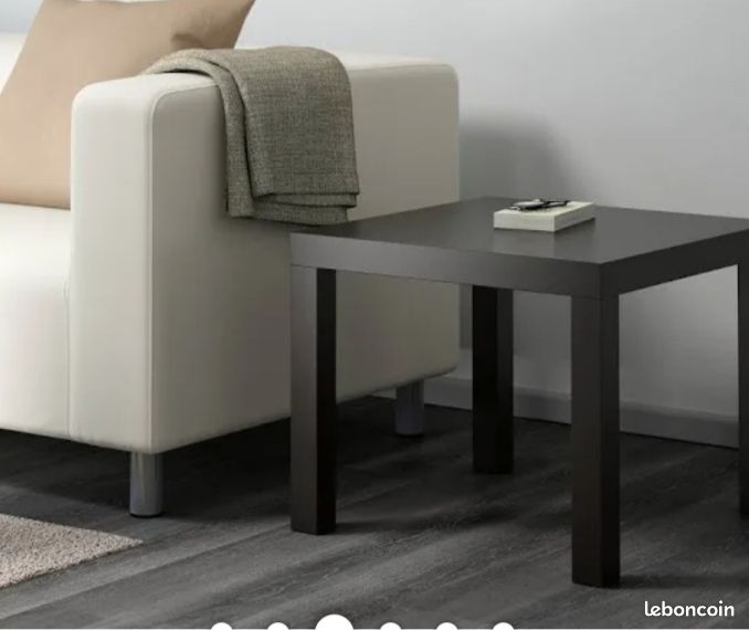 Table basse noir neuve 55x55 (toujours emballée) (image 3)