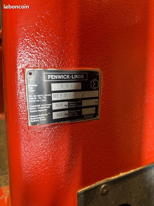 Chariot élévateur Fenwick-Linde (image 2)