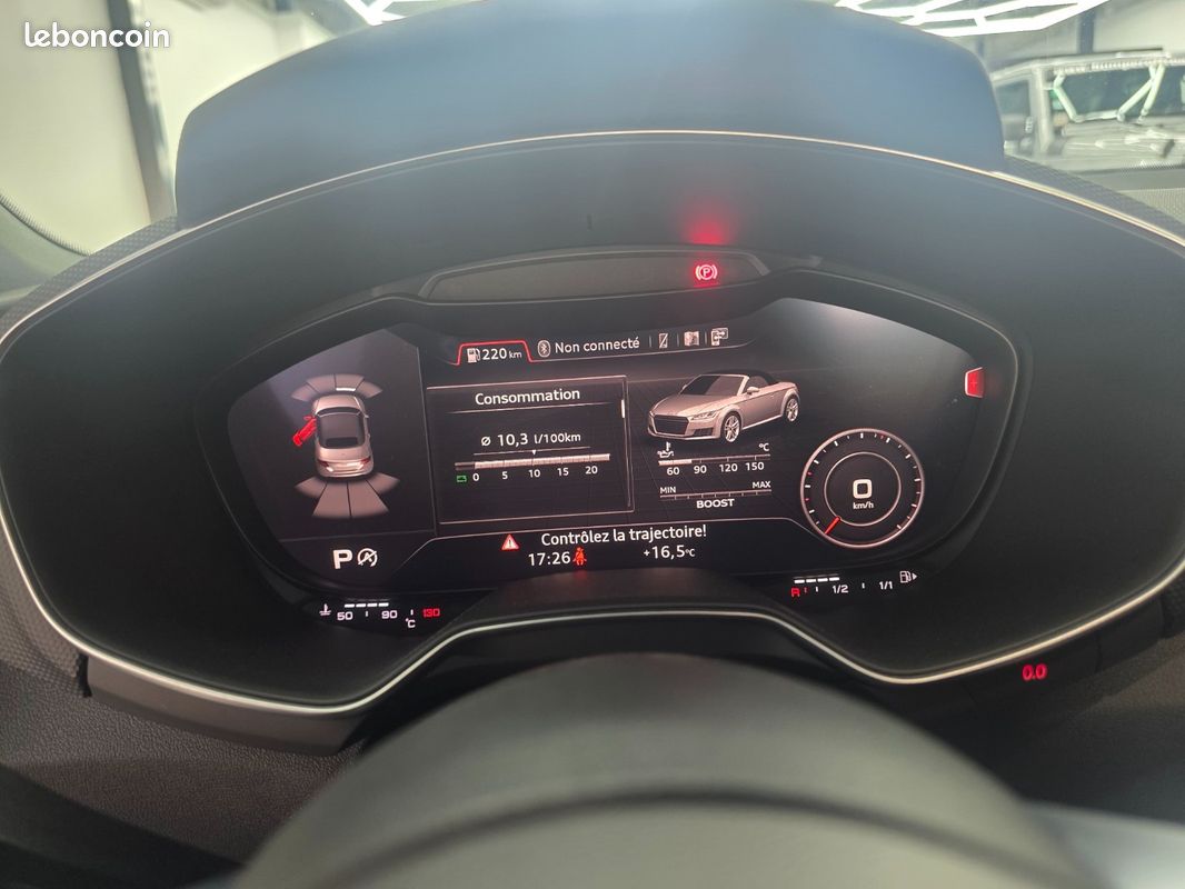 Audi TTS 2.0TFSI 310CH CABRIOLET / radar av et ar / carplay & android auto / Virtual cockpit / système audio Bang & Olufsen 3D (image 20)