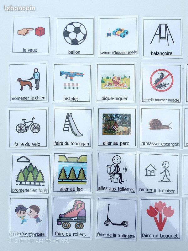 Pictogramme de communication tsa autisme extérieur - Jeux & Jouets
