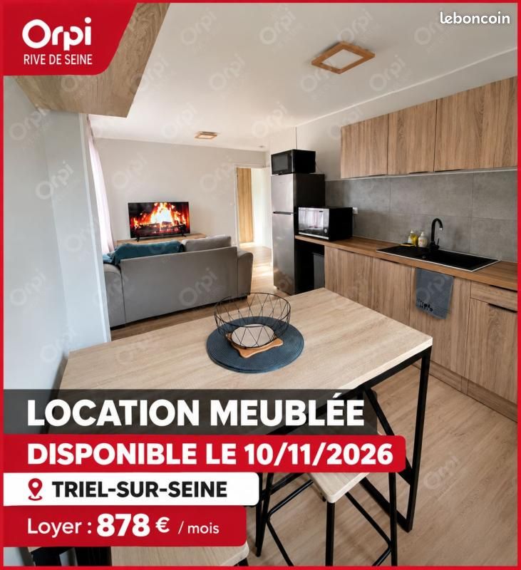 Appartement 2 pièces 42 m² · à Triel-sur-Seine · 42 m² · 878 €/mois