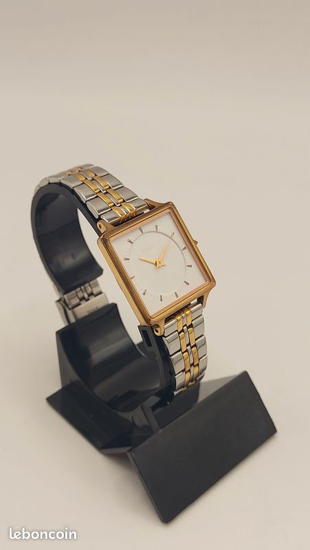 Montre Amalys carré femme, bicolore (image 3)