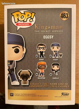 Figurine funko pop eggsy 463 kingsman the secret service pop