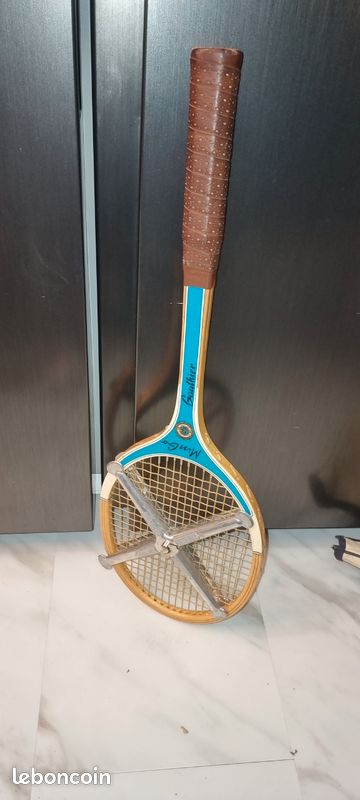 Raquette De Tennis Vintage MacGregor En Bois Master Fibre Bonded - Made In USA, état Excellent