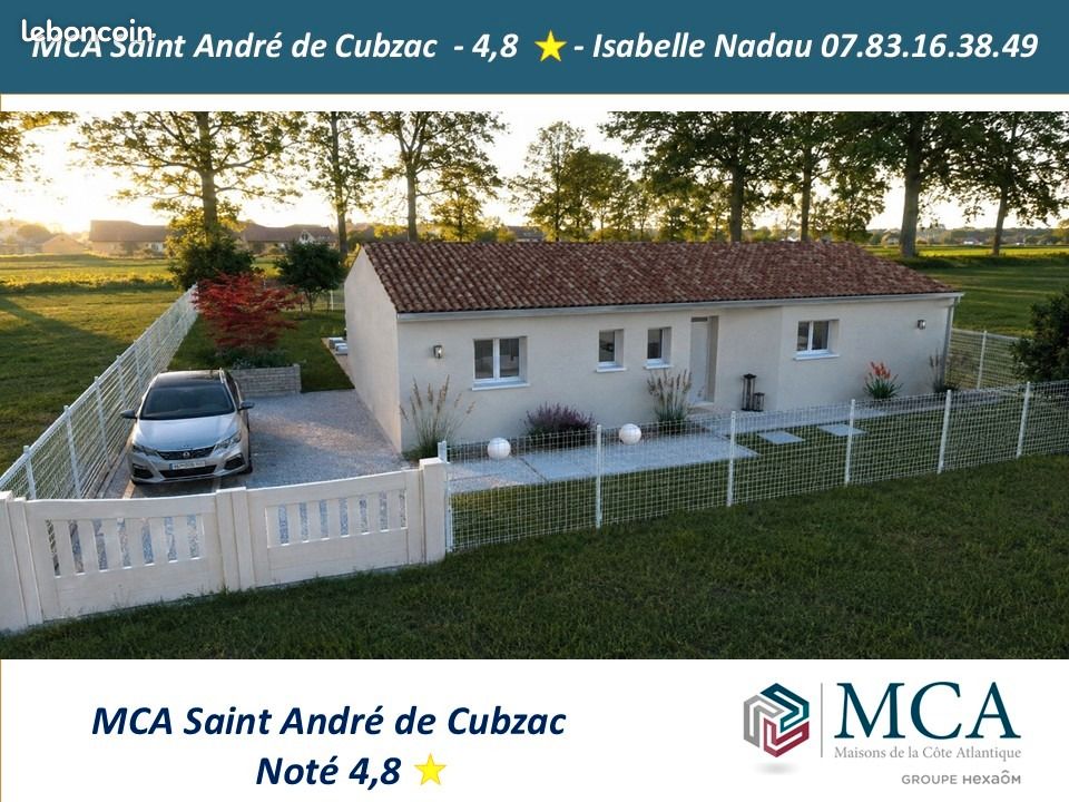 Maison 4 pièces 65 m² · à La Lande-de-Fronsac · 65 m² · 209 000 €