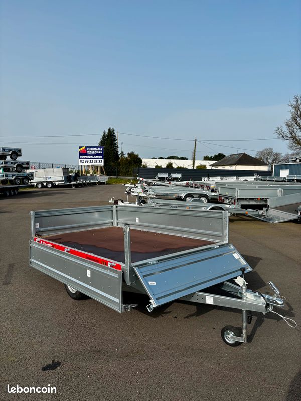 PLATEAU Simple Essieu TRANSPORTEUR 2515 Temared PTAC 750KG CU 511KG Dim Utiles 254x151 (image 4)