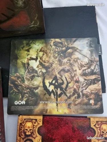 COFFRET WARHAMMER ONLINE AGE OF RECKONING JEU ARTBOOK FIGURINE GRUMLOCK&GAZBAG