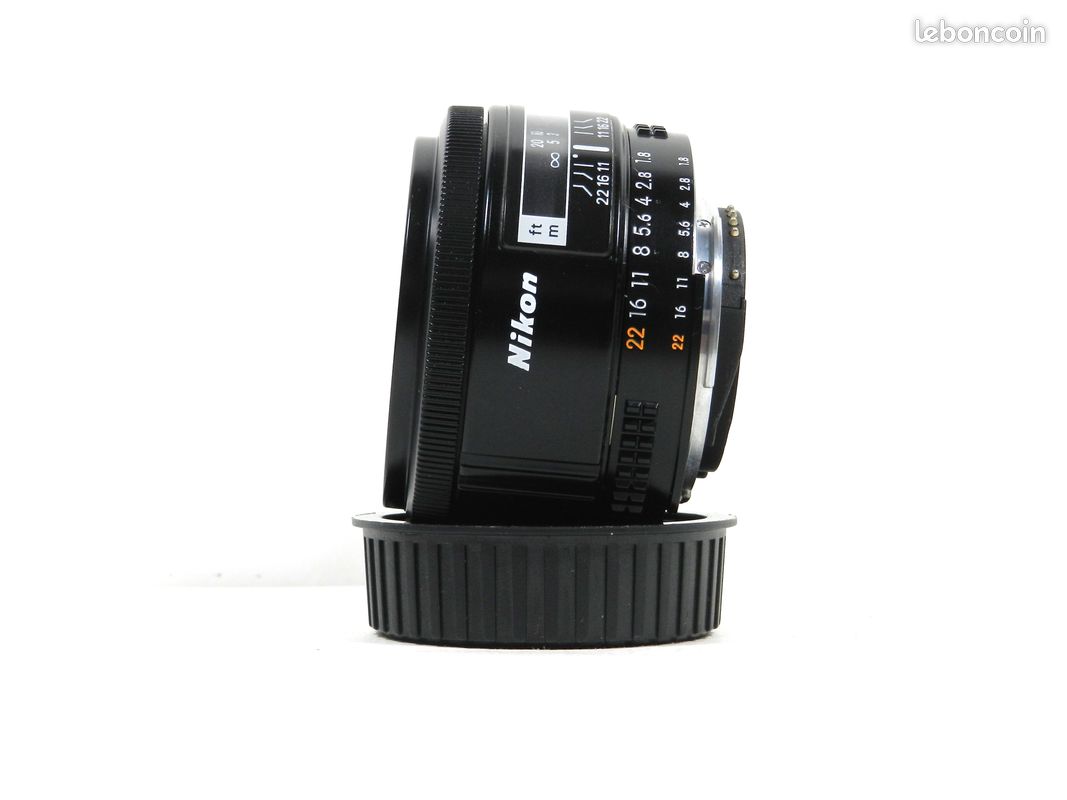 Objectif Nikon Série E 50mm F/1,8 – Monture AIS, Avec Bouchons Et Filtre L39
