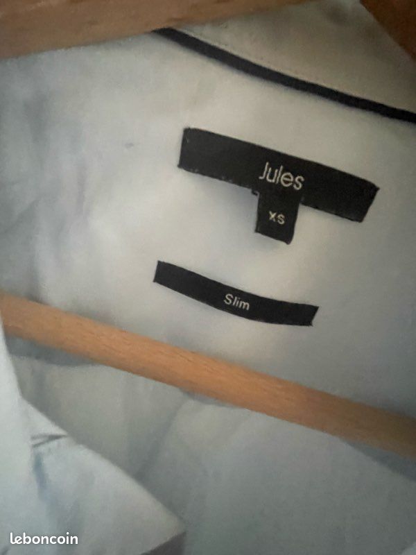 Chemise bleu clair Jules (image 2)
