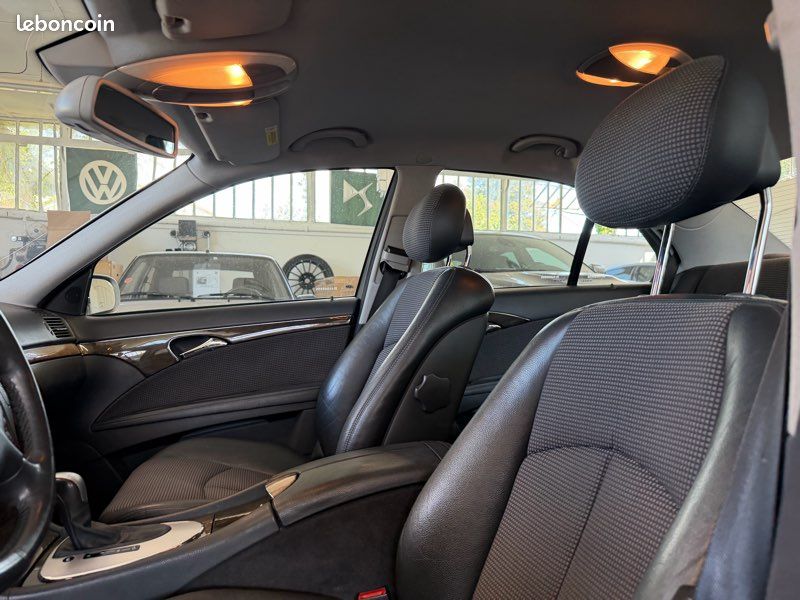 Mercedes-Benz E270 CDI BVA 177 Ch - Avantgarde - Attelage - Cuir partiel - Climatisation - Garantie (image 9)