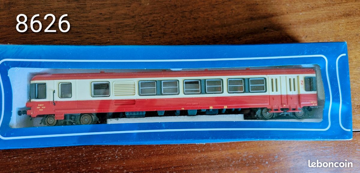 Autorail Jouef HO X 4700 + Remorque (réf. 8626 & 5489) – État Correct, Toit Sali – Modélisme SNCF