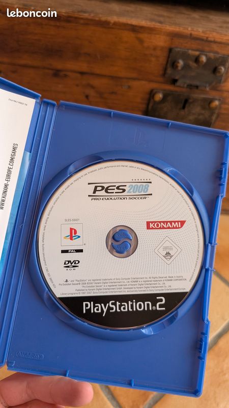 Jeu PES 2008 Sur PlayStation 2 (PS2) – En Français – Bon état