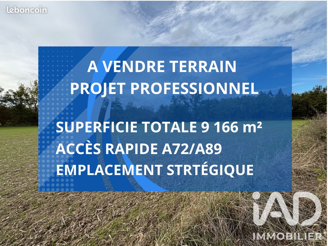 Terrain 9166 m² · à Chambéon · 9 166 m² · 129 000 €