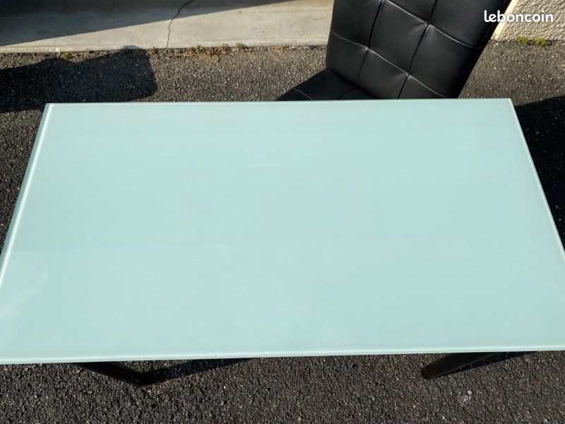 Table en verre de bureau (image 2)