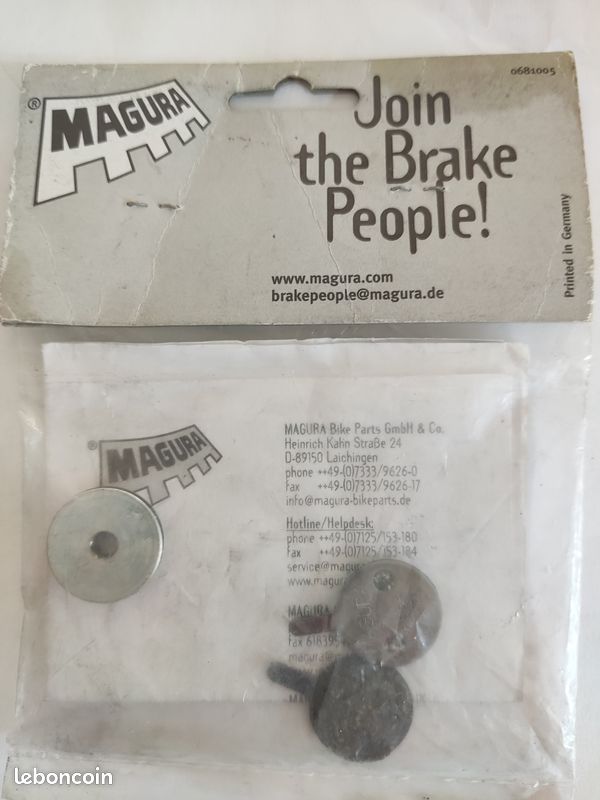 Magura disc brake pads type 2.1 / 2.2 Plaquette frein 0721056 (image 1)
