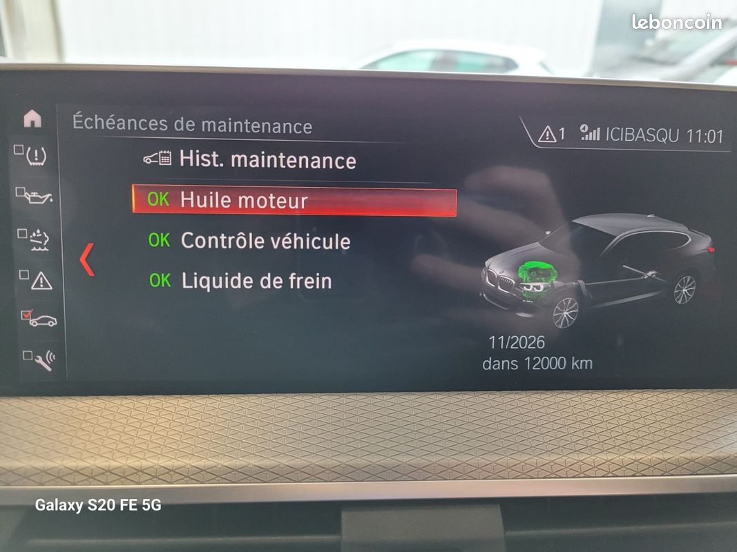 BMW X4 G02 xDrive30d 265 ch BVA8 M Sport X TVA RECUP (image 22)