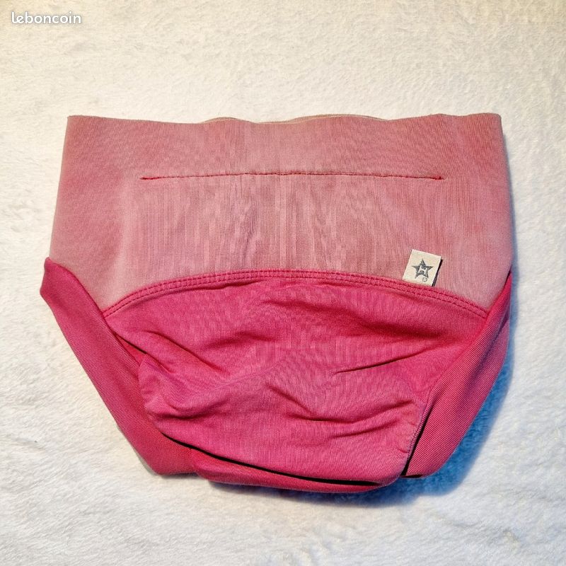 Couche lavable Hamac Paris (scratchs latéraux neufs) : Taille M - rouge (image 2)