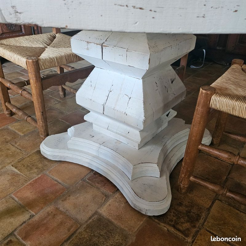 Table à manger ronde + chaises (image 4)
