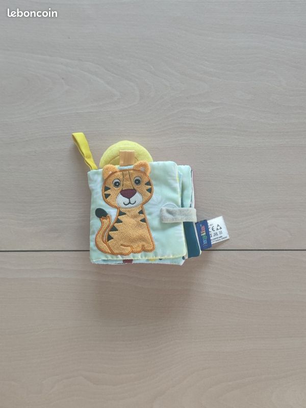 Lot de 3 livres bébé en tissu – Livres d’éveil – Très bon état (image 2)