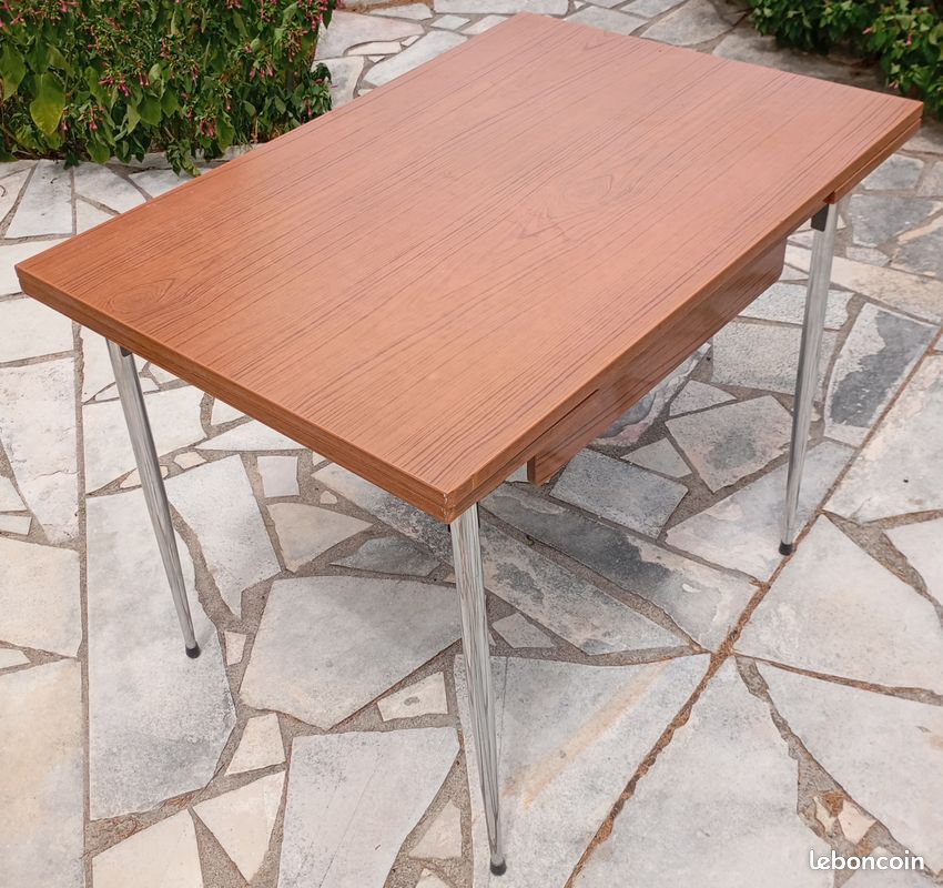 Table formica marron (image 3)