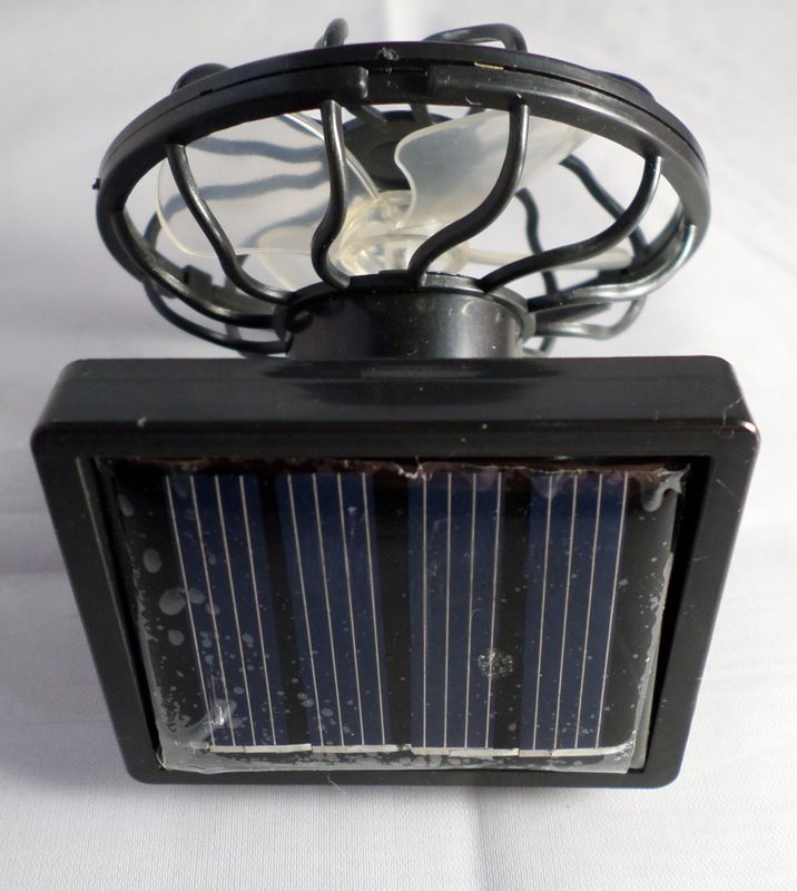 Mini aérateur ventilateur solaire avec pince de fixation