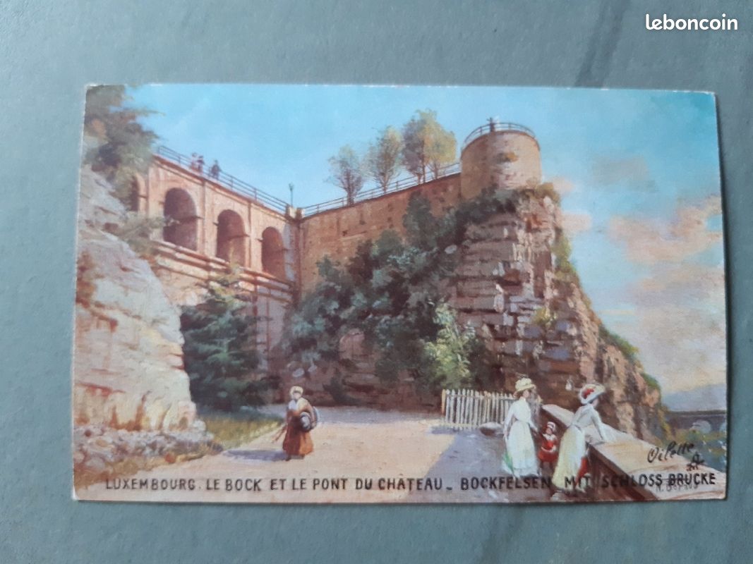 Carte postale ancienne en couleurs Luxembourg (image 1)