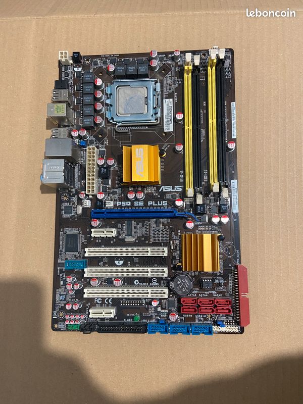 Carte Mère Asus P5KPL-AM SE + CPU E6700 +4Go + Cache métallique