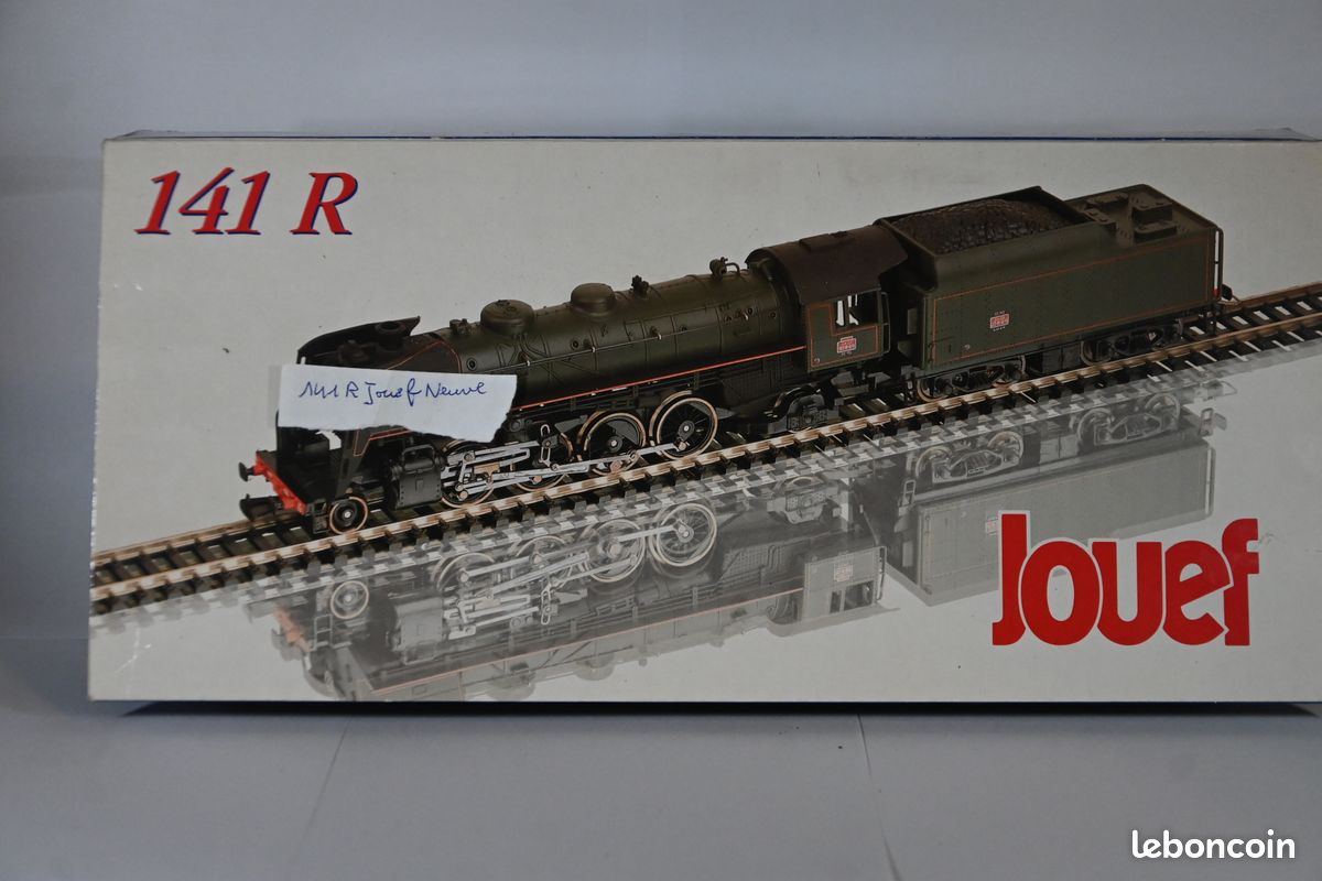 ANCIENNE LOCOMOTIVE + TENDER ARGENTAN JOUEF 141 R 1264 Saint-Caradec-Trégomel 56540