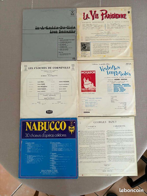 Lot de 6 vinyles 45 tours (image 1)