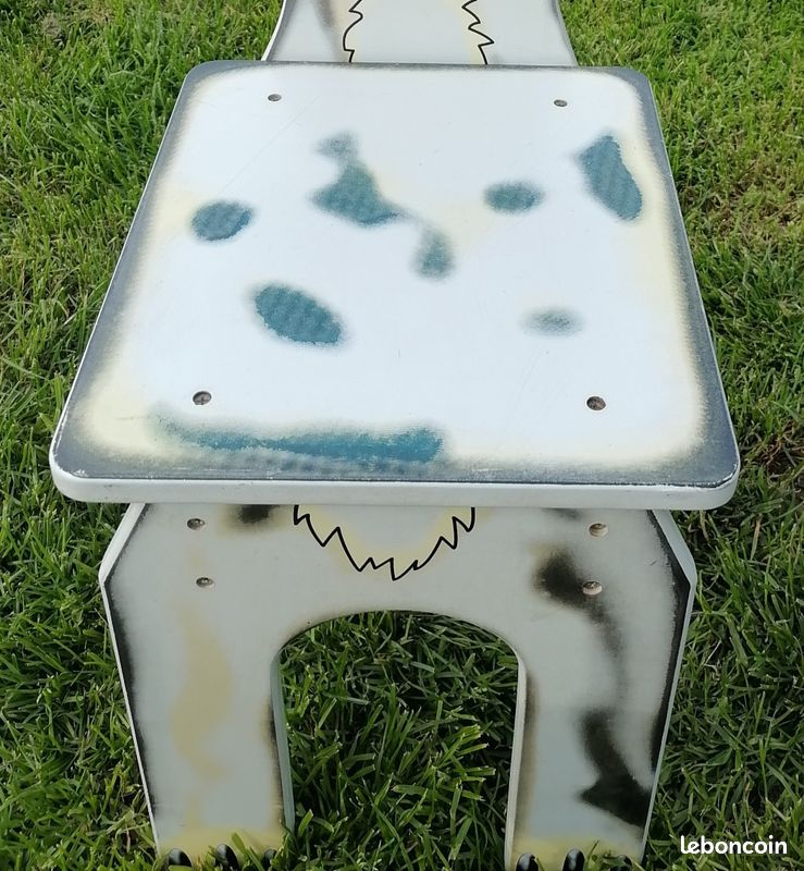 Chaise en bois pour enfant chien dalmatien (image 5)