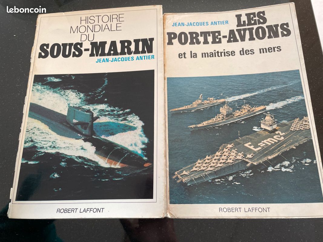 Lot livres Les portes avions et les sous marins (image 1)