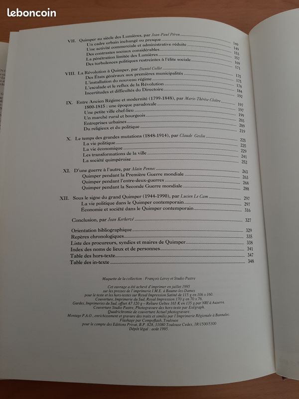 Livre grand format « Histoire de Quimper » (image 4)