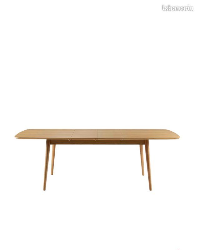 Table en bois extensible BRONX maison du monde (image 2)