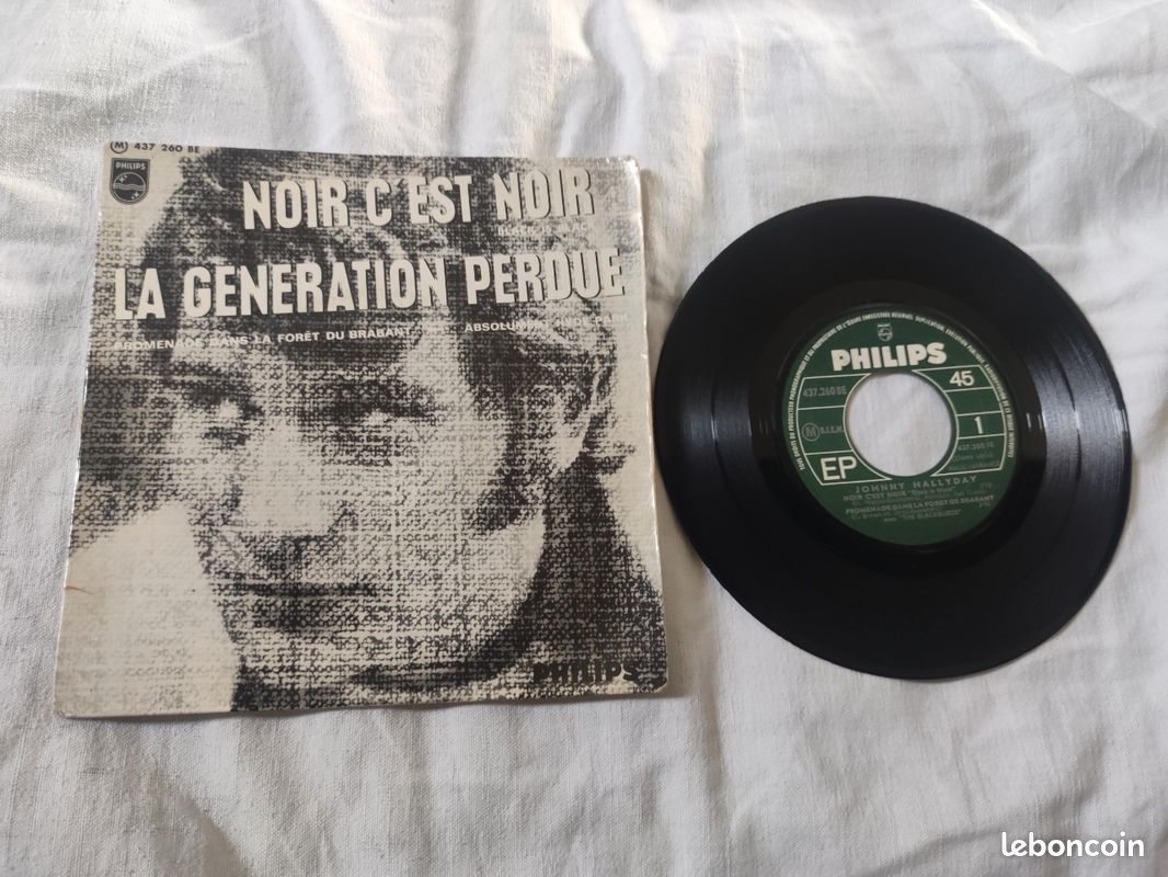 Johnny Hallyday EP, Noir c'est noir (image 1)