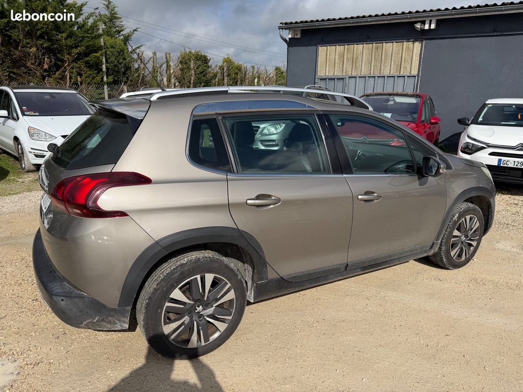 Peugeot 2008 1.6 HDI 100CV PACK ALLURE BOITE 6 AN:2017 VENDU 6990euros REVISE & GARANTIE (image 4)